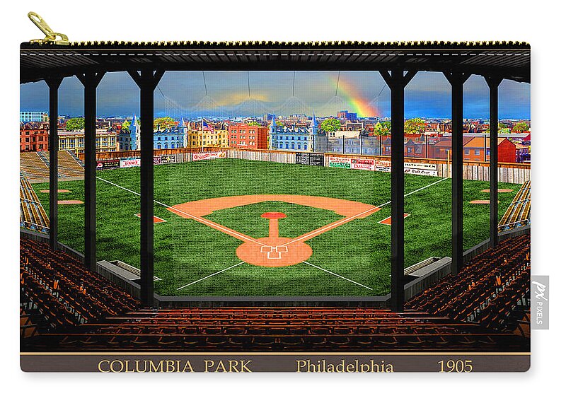 Columbia Park 1905 Zip Pouch by Gary Grigsby - Fine Art America