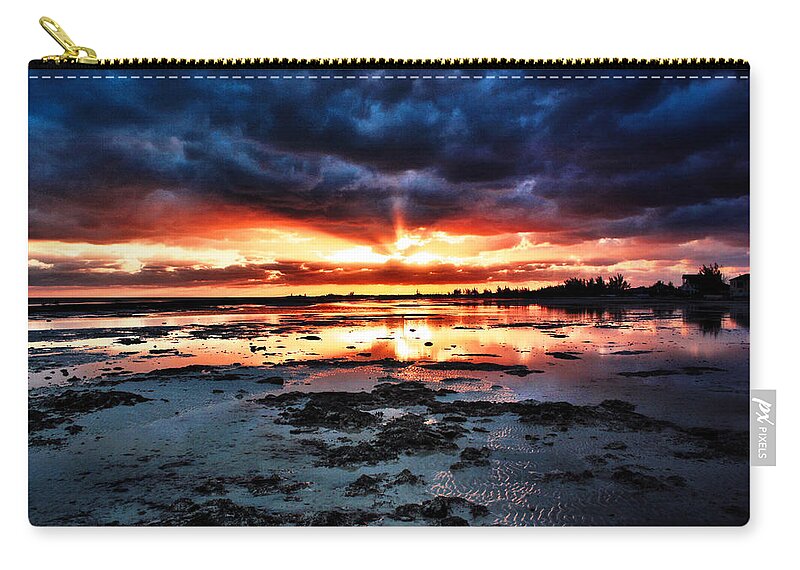 Outdoors Zip Pouch featuring the photograph Combustion by Montez Kerr