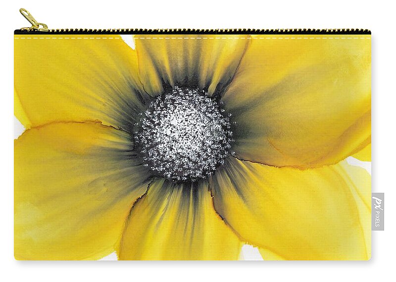 Flower Zip Pouch featuring the painting Compassion by Kimberly Deene Langlois