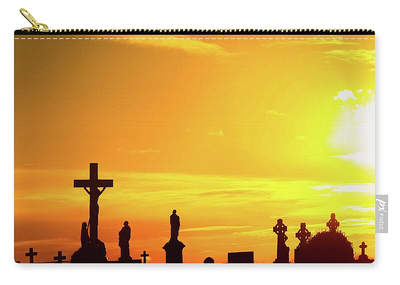 Celtic Cross Zip Pouch featuring the photograph Compassion by Rob Hemphill