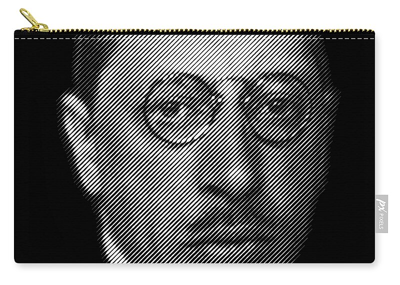Igor Carry-all Pouch featuring the digital art composer Igor Stravinsky by Cu Biz
