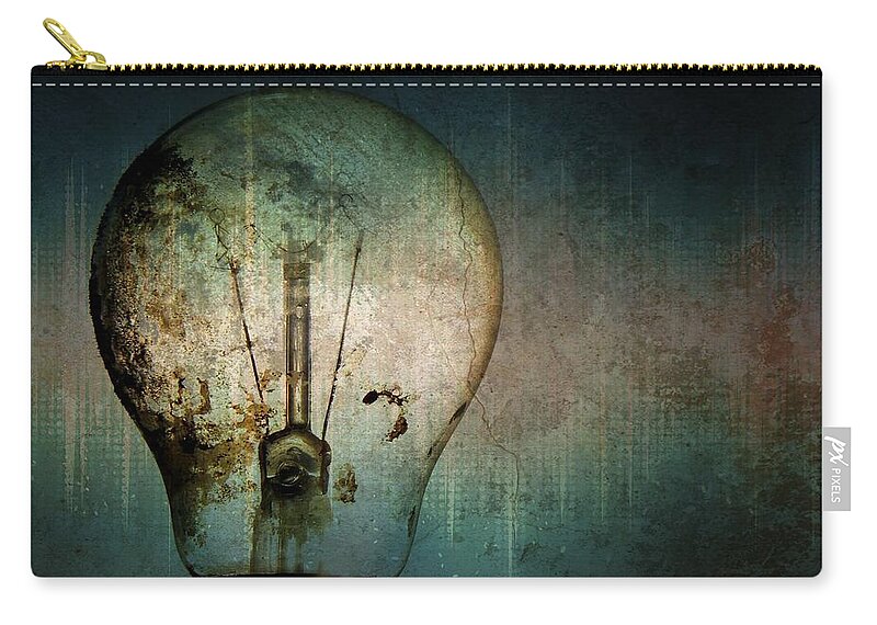 Bright Light Zip Pouch featuring the photograph Concept Illumination by Pamela Patch