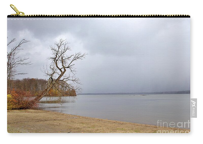 Pymatuning State Park Zip Pouch featuring the photograph Contemplation by Yvonne M Smith
