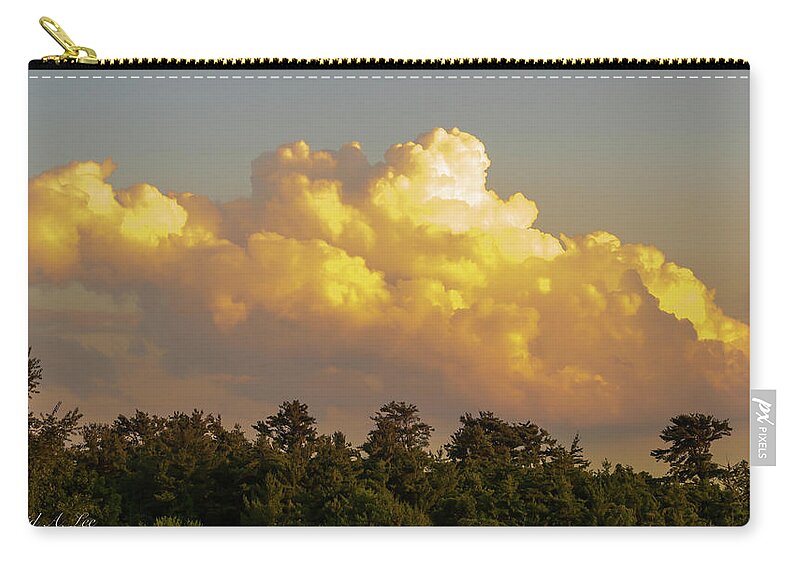 Clouds Zip Pouch featuring the photograph Copper Clouds by David Lee