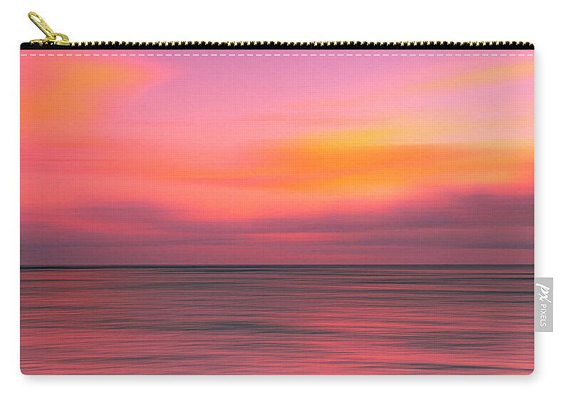 Hawaii Pink Sky Zip Pouch featuring the photograph Cotton Candy by Leonardo Dale
