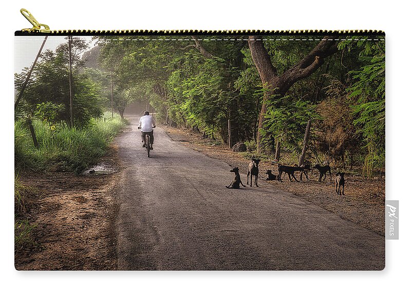 Photography Zip Pouch featuring the photograph Country Road by Craig Boehman