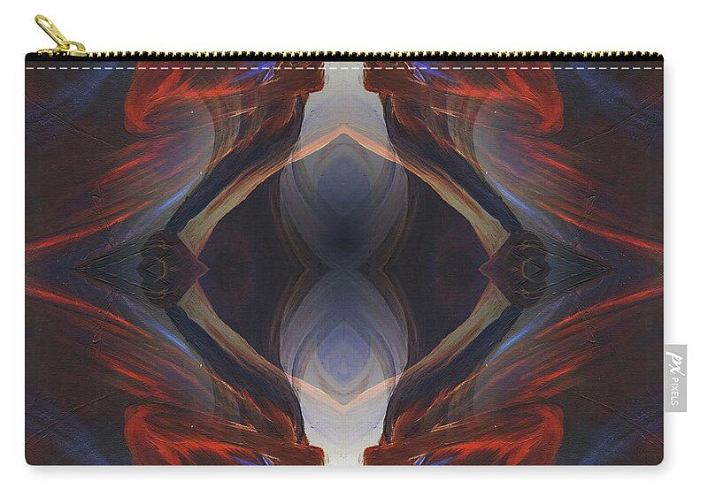 Creating Zip Pouch featuring the digital art Creating a Universe by Teresamarie Yawn