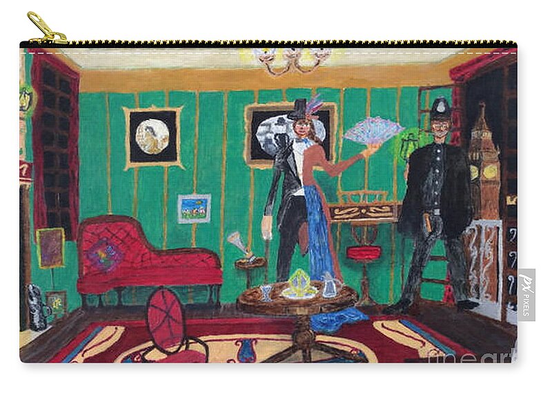 Lgbtq Carry-all Pouch featuring the painting Crime of Diversity 1885 by David Westwood