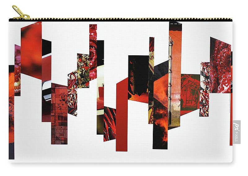 Collage Zip Pouch featuring the photograph Crosscut#128 by Robert Glover