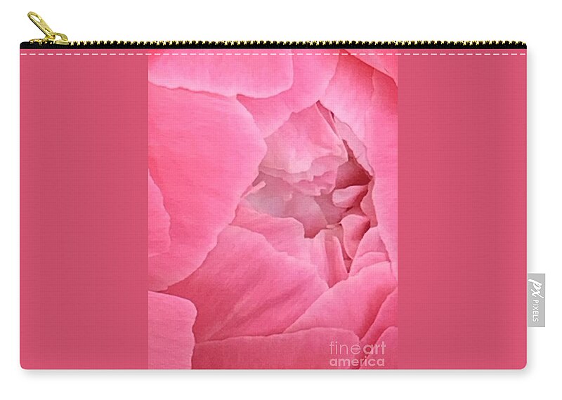 Crystal Zip Pouch featuring the photograph Crystal Cavern by Tiesa Wesen
