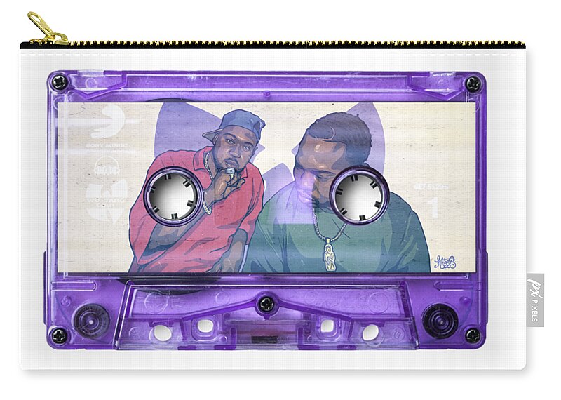 Chef Zip Pouch featuring the drawing Cuban Linx 25 by Miggs The Artist