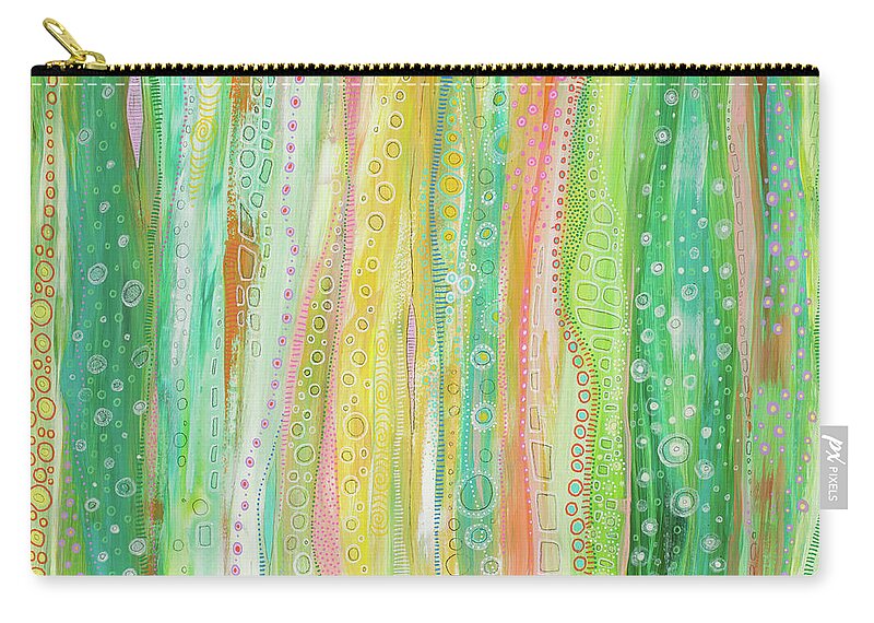 Cultivate Carry-all Pouch featuring the painting Cultivate Stillness by Tanielle Childers