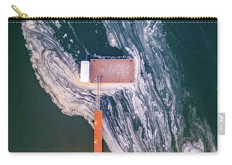 Current Zip Pouch featuring the photograph Current by Clinton Ward