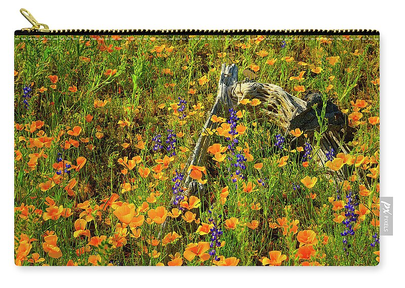 Arizona Zip Pouch featuring the photograph Cycle of Life 25052 by Mark Myhaver