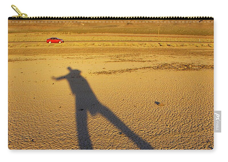Death Valley Zip Pouch featuring the photograph Dancing Fool by Mike McGlothlen