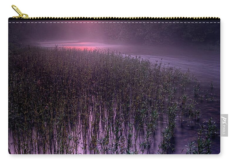 2012 Carry-all Pouch featuring the photograph Dawn Mist by Robert Charity