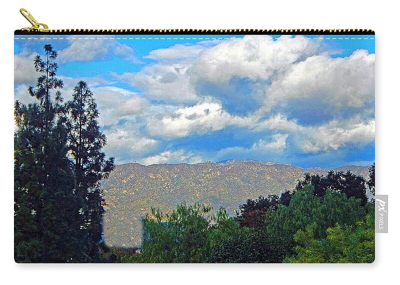 Sky Zip Pouch featuring the photograph Day One by Andrew Lawrence