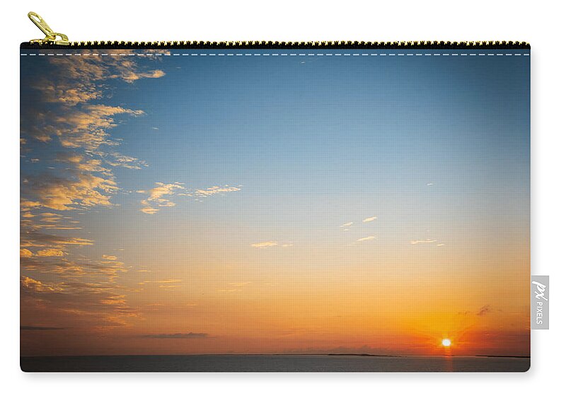 Sunrise Zip Pouch featuring the photograph Daybreak by Jonathan Babon