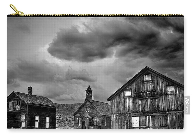 Ghost Town Zip Pouch featuring the photograph Decay by Peter Boehringer