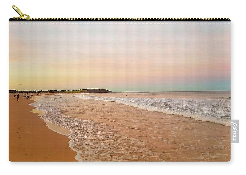 Water Carry-all Pouch featuring the photograph Dee Why Beach Sunset No 3 by Andre Petrov