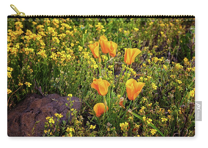 Arizona Zip Pouch featuring the photograph Delicate Treasure by Rick Furmanek
