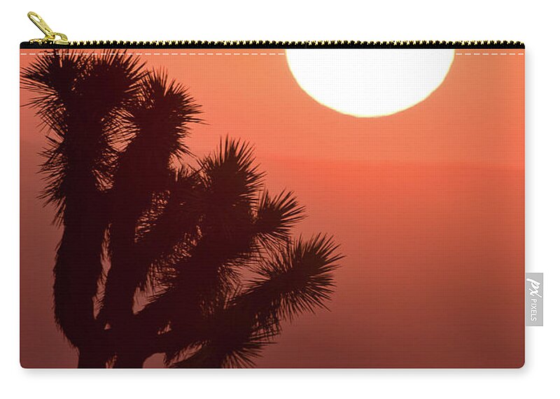  Zip Pouch featuring the photograph Desert Sunrise by Vincent Bonafede
