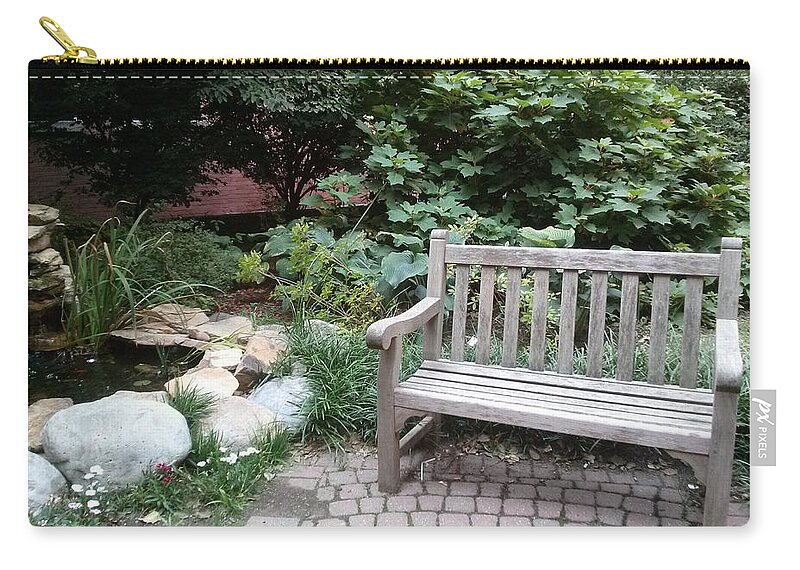 Large Rocks Zip Pouch featuring the photograph Desired Tranquility by Vickie G Buccini