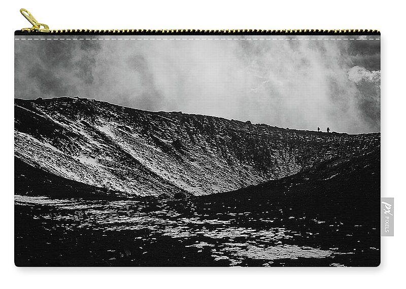 Italy Zip Pouch featuring the photograph Desolation by Monroe Payne