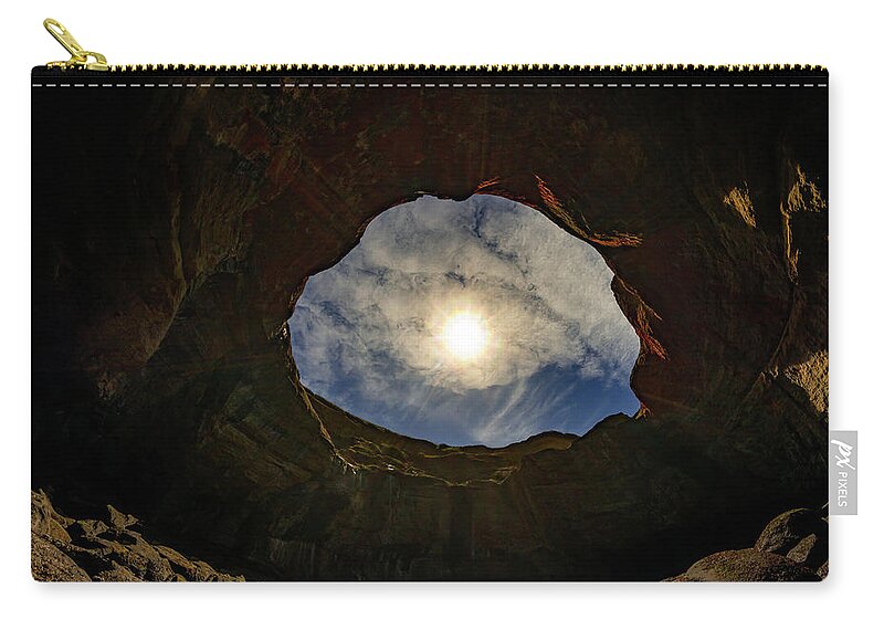 Oregon Coast Zip Pouch featuring the photograph Devils Punchbowl 7 by Pelo Blanco Photo