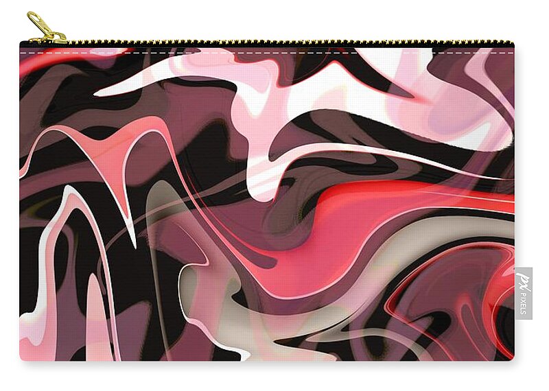  Carry-all Pouch featuring the digital art Dimensional Shifts by Michelle Hoffmann