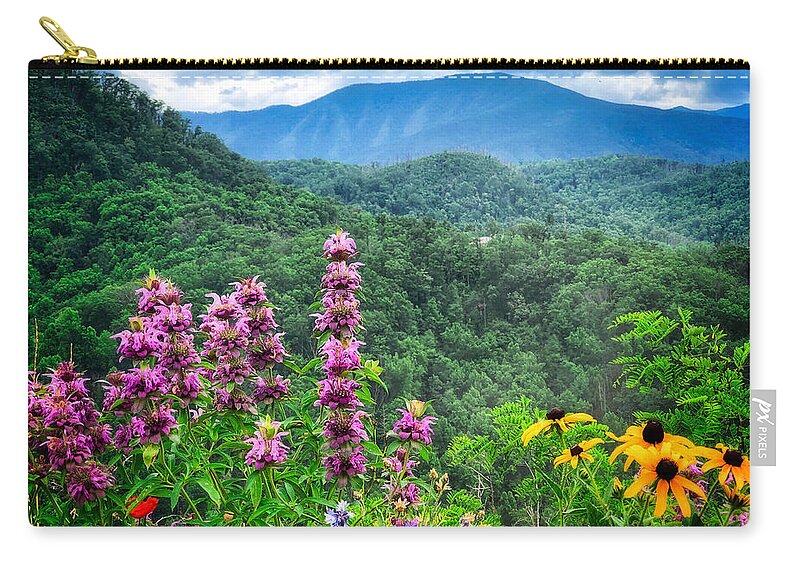  Zip Pouch featuring the photograph Dinner With a View by Jack Wilson