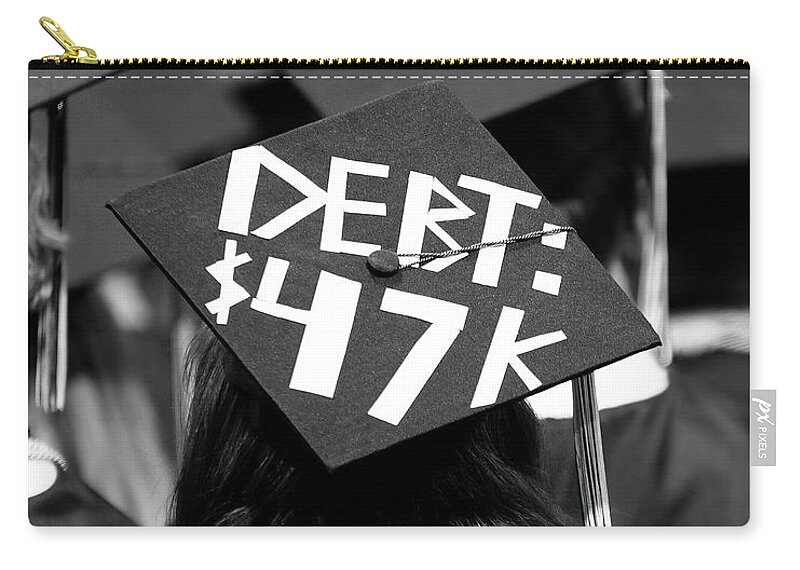 College Carry-all Pouch featuring the photograph Diploma Of Debt by Lens Art Photography By Larry Trager