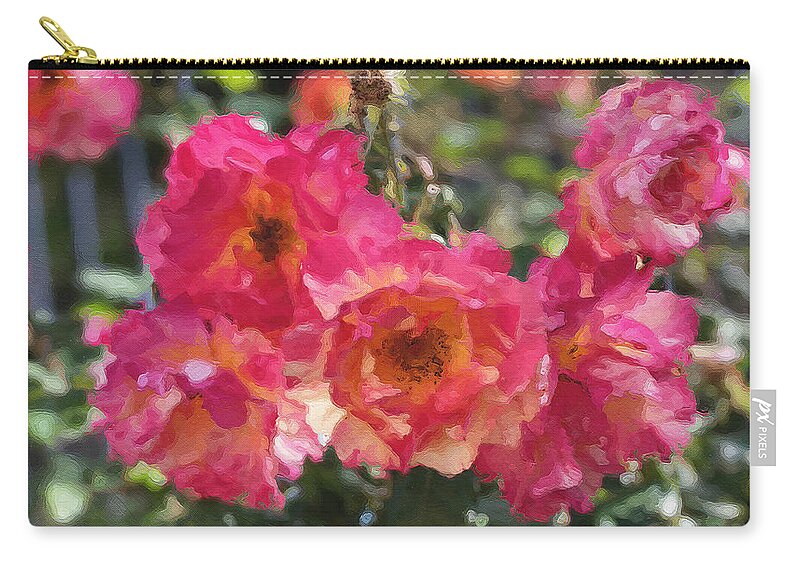 Roses Carry-all Pouch featuring the photograph Disney Roses Two by Brian Watt