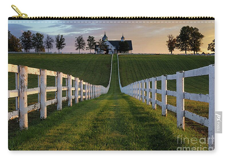 Lexington Zip Pouch featuring the photograph Divided by Anthony Heflin