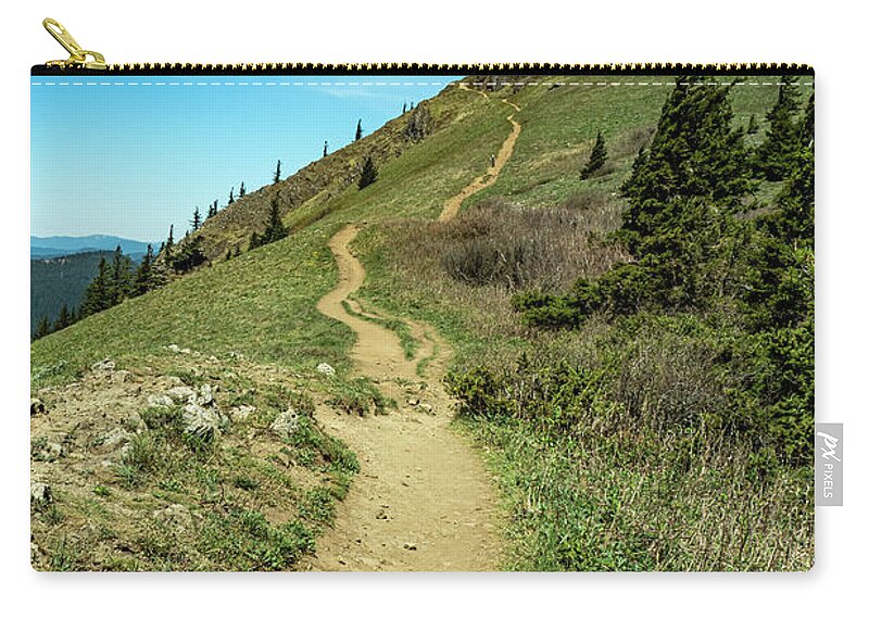 Columbia River Gorge Zip Pouch featuring the photograph Dog Mountain by Leslie Struxness
