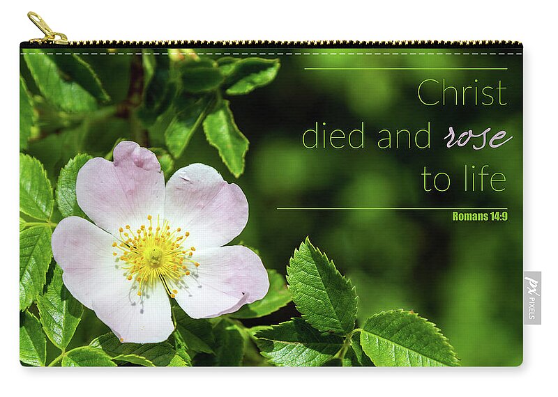 Dog Rose Carry-all Pouch featuring the photograph Rose by Viktor Wallon-Hars