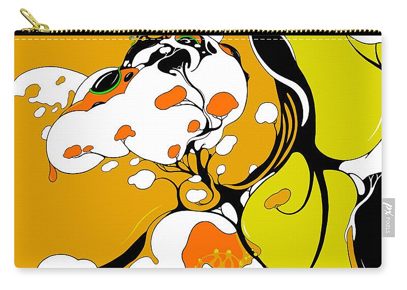Cat Carry-all Pouch featuring the digital art Domesticated by Craig Tilley