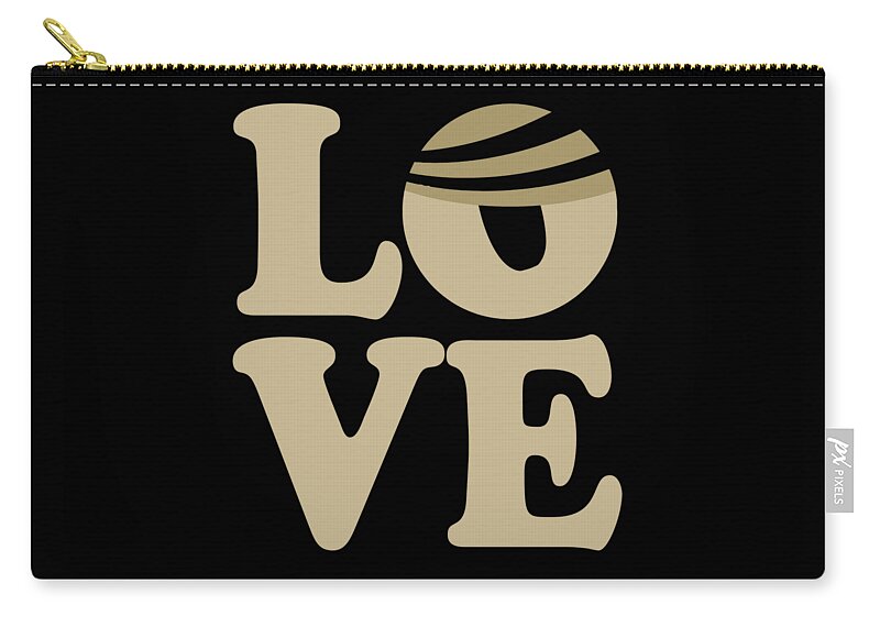 Funny Zip Pouch featuring the digital art Donald Trump Love by Flippin Sweet Gear