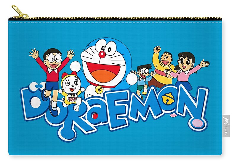Doraemon Nobita And Friend Carry-all Pouch by Josh Fraser - Pixels