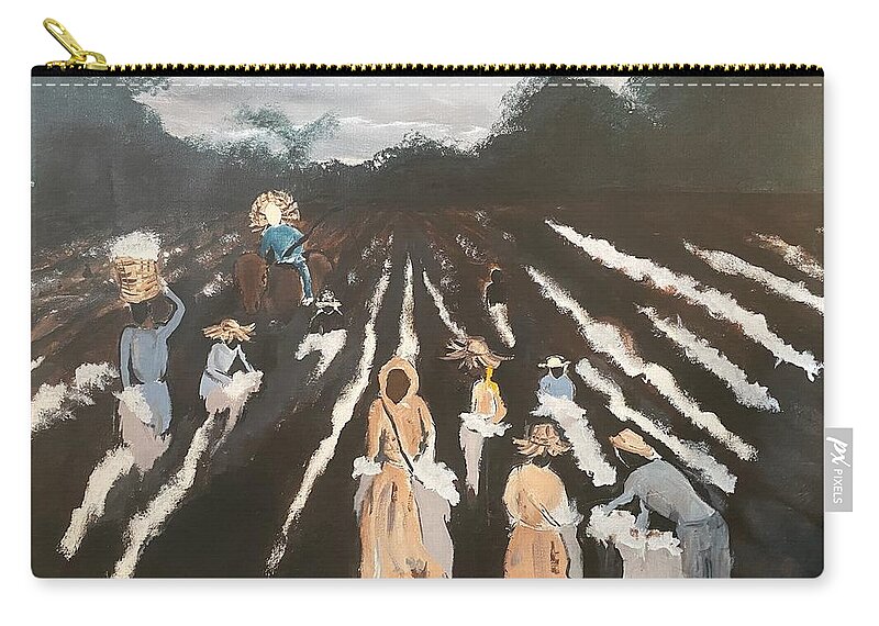  Carry-all Pouch featuring the painting 400 Years by Angie ONeal