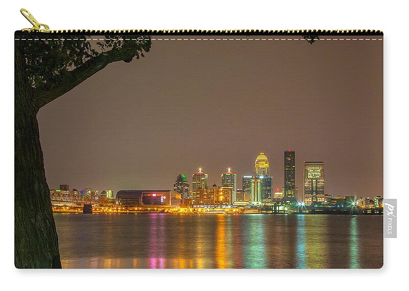 City Zip Pouch featuring the photograph Downtown Louisville by Rod Best