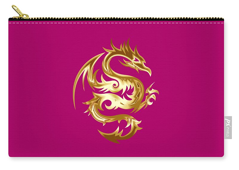 Dragon Carry-all Pouch featuring the photograph Dragon by Nancy Ayanna Wyatt