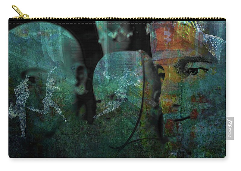 Abstract Zip Pouch featuring the photograph Dream #72 by Jim Signorelli