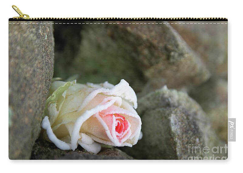 Rose Zip Pouch featuring the photograph Dream of the ice princess 2 by Adriana Mueller