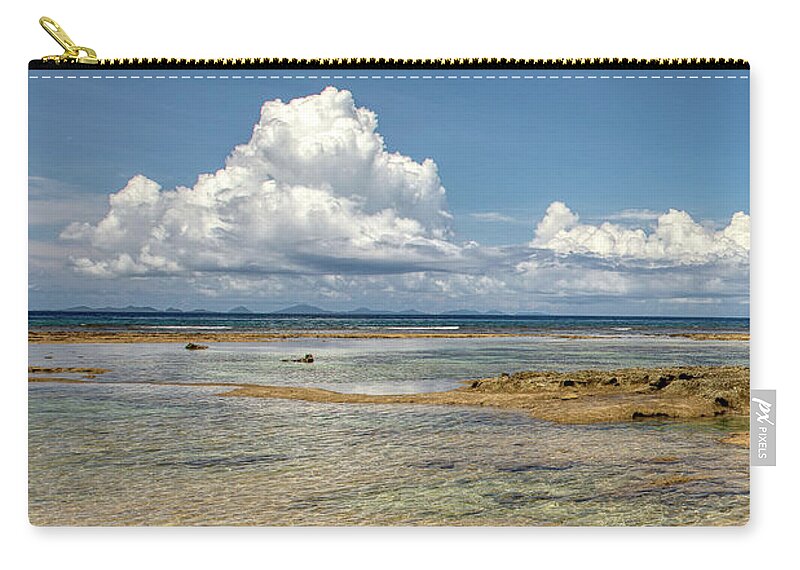 Clear Water Zip Pouch featuring the photograph Dreamy Destinations by Rebecca Caroline Photography
