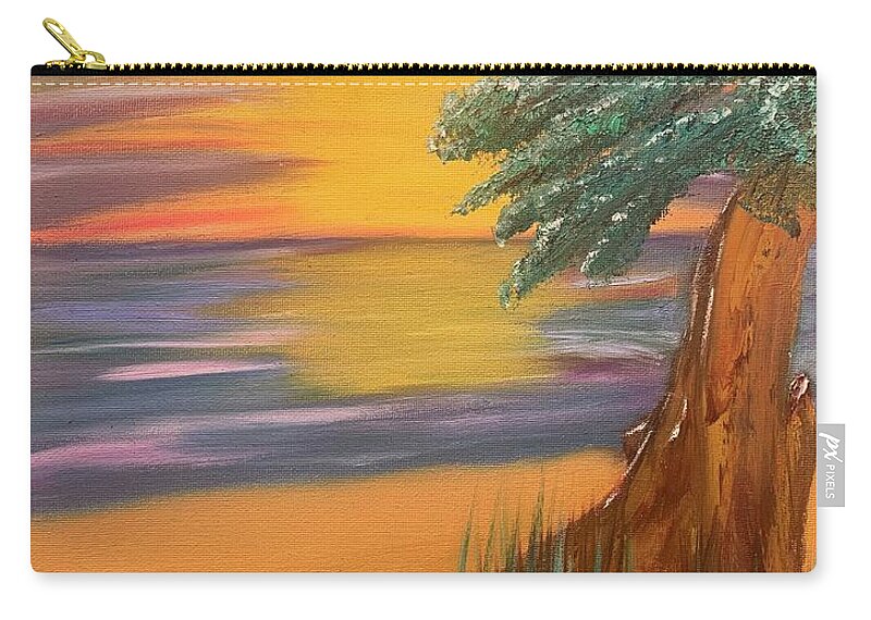 Oil Carry-all Pouch featuring the painting Dune Dreaming by Lisa White