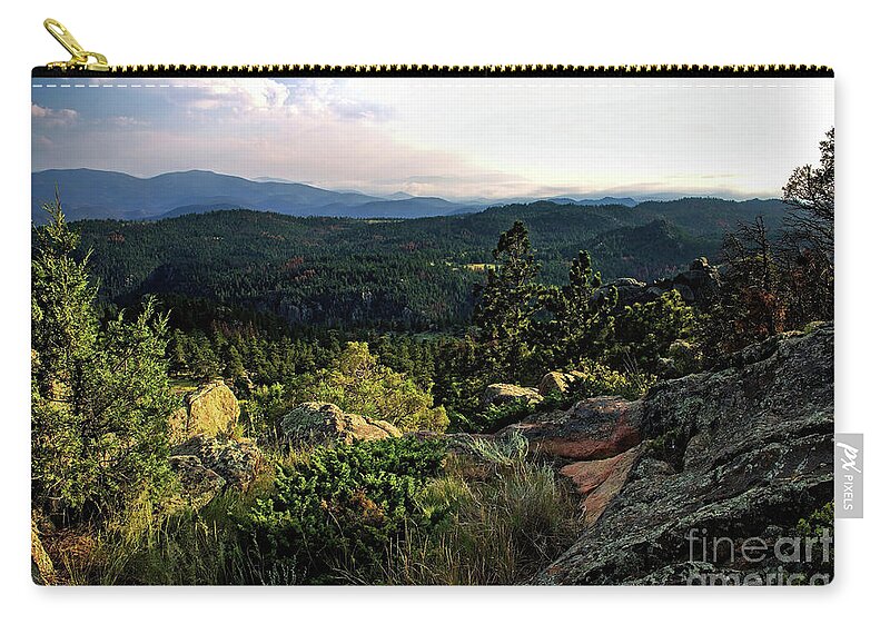 Jon Burch Zip Pouch featuring the mixed media Early Morning Light by Jon Burch Photography