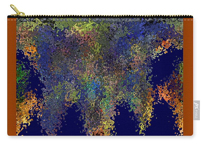 Digital Carry-all Pouch featuring the digital art Earth 1,000,000 years B.C. by Ronald Mills