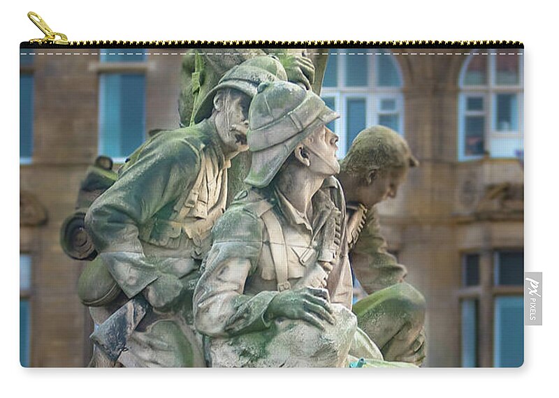 War Carry-all Pouch featuring the digital art Edinburgh by SnapHappy Photos