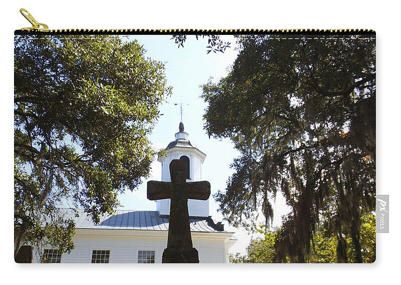  Carry-all Pouch featuring the photograph Edisto Crosses by Heather E Harman